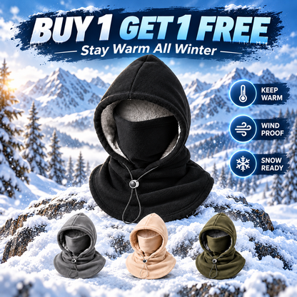 Fleece Face Mask and Hat - Keep Warm in Cold Weather