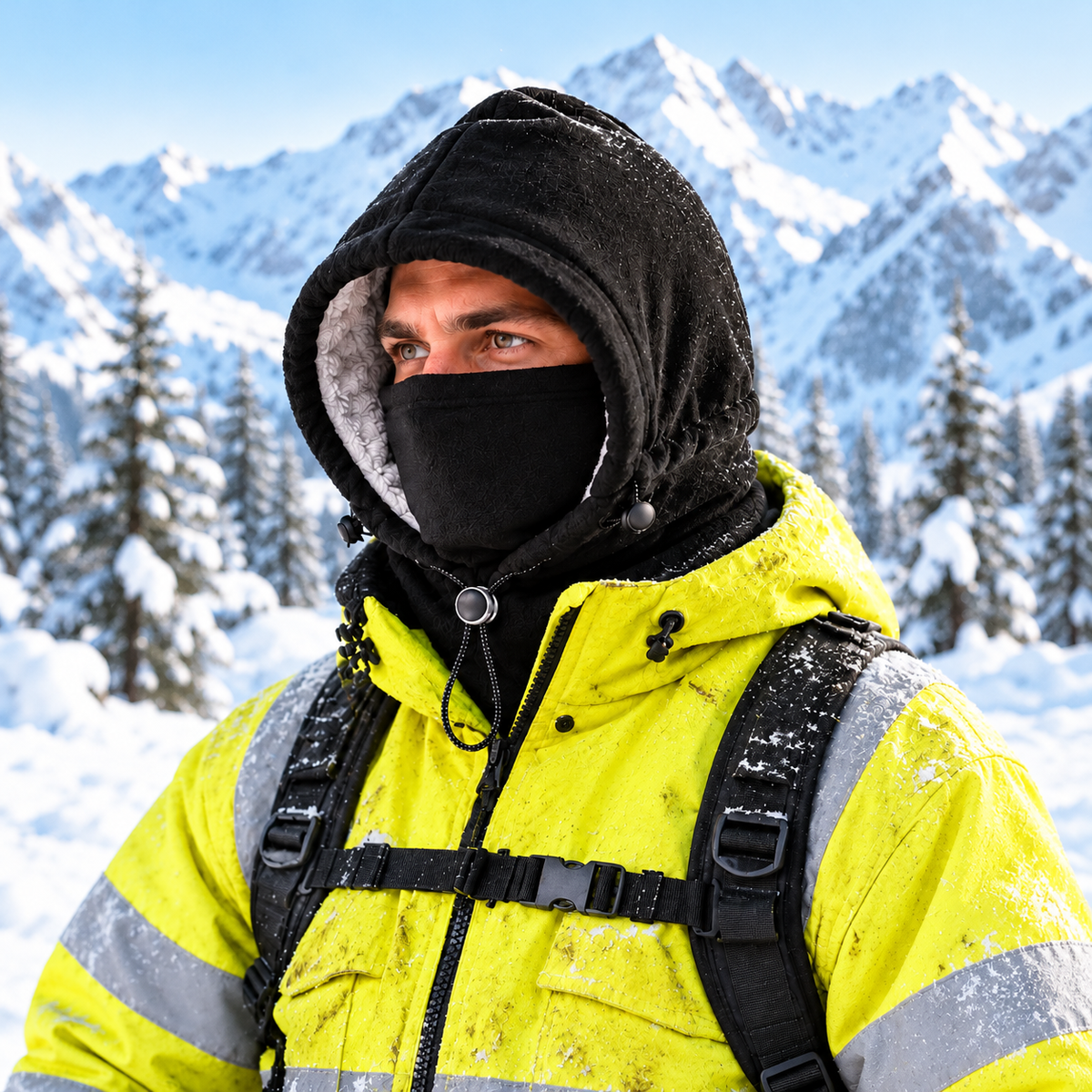 Fleece Face Mask and Hat - Keep Warm in Cold Weather